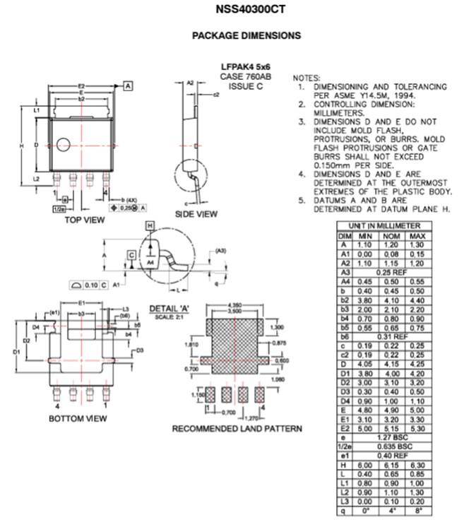 onsemi NSS40300CT Bipolar Transistors